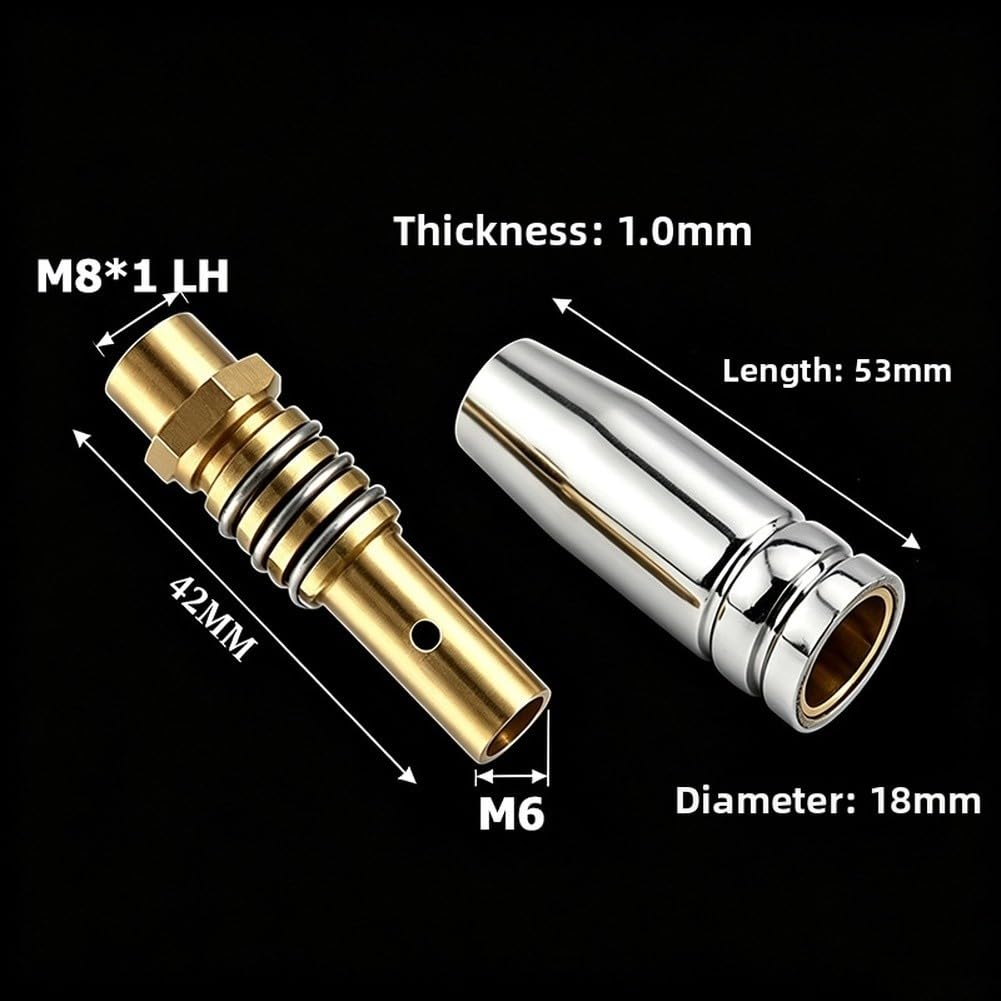 Kit Consumibles Soldadura para mig 24 Piezas AK15 MB15 Kit Consumibles