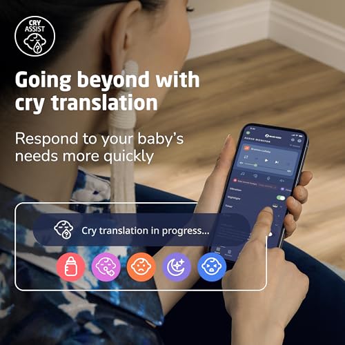 Maxi-Cosi Sibia Bassinet, CryAssist AI Cry Translation, Cozy Mattress Pad, Machine-Washable Cover, Built-in Bluetooth Speaker, Onyx Heritage, Smart Bassinet for Baby - image 2