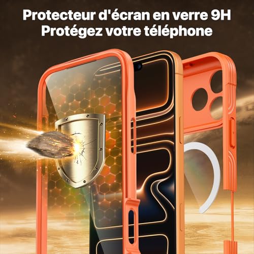 Coque iPhone 17 Pro anti-rayures : la solution intégrale 360 avec verre 9H - 4