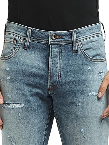 Image of Jack & Jones Men's Slim Fit Jeans | Low Rise | Jeans for Men