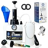 Autokraft Tools - Purgeur de Frein Voiture 3L - Pompe en Métal - Valve de Contrôle du Débi...