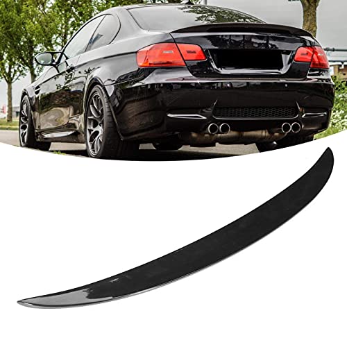 LHZBB Alerón de Parachoques Trasero, alerón de Labios de Coche, Negro Sery Apto para M3 E92 Coupe 2007-2013 Fit 3 Series E92 Coupe 2007-2013 Auto Parts M Performance High Kick Spoiler Cover