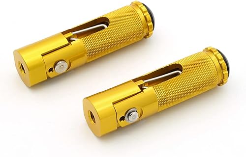Miniatura 5 de Estribos plegables para motocicleta, 0.315in, reposapiés, pedal universal para GSXR 600 750 1000 K1 K2 K3 K4 K5 K6 K7 K8 K9 SV650 SV1000 GSX250R