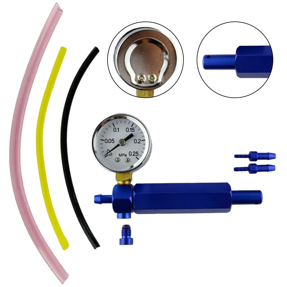 Testeur de fuite de carburateur, kit de manomètre, outil 15 PSI pour 57-21, 705-020, cadran en métal pour réparation de moteur à 2 temps