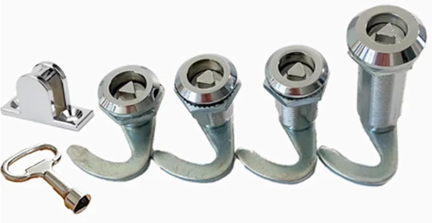 MS705 Zinc Alloy Body Lock Cerradura Triangle Solt Cam Adjustable Quarter Turn Locks Longer 1Pcs(36mm)