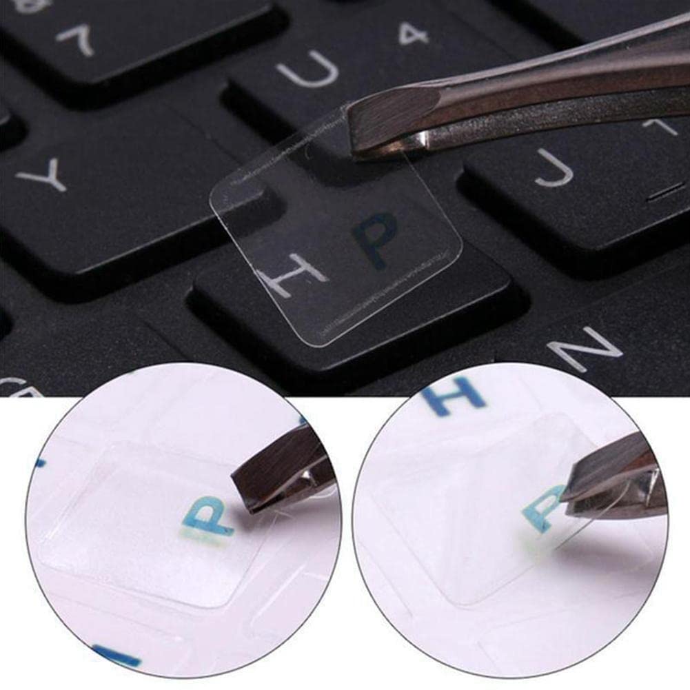 Universale Russo Trasparente Tastiera Adesivi Per Laptop Lettere Tastiera Per Notebook Polvere PC Copertura di Protezione Del Computer