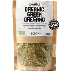 Apsogo Organic Greek Oregano - Sun-Dried Mountain Herb, 200g | Single-origin organic Greek oregano, dried in the Parnonas mountains - intensely aromatic for Mediterranean cooking.