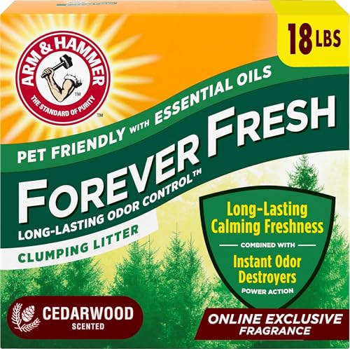 ARM & HAMMER Forever Fresh Cat Litter Cedarwood...