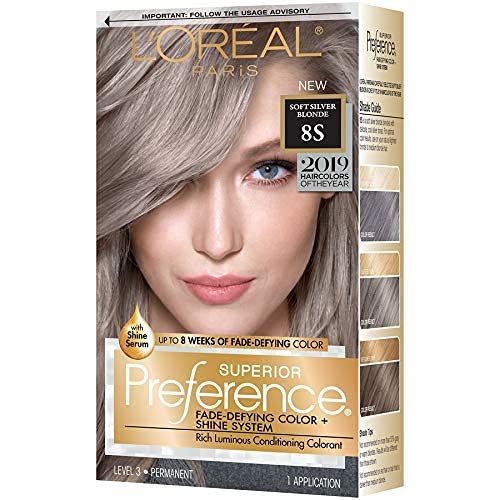 L'Oreal, Paris Soft Silver Blonde 8S, 1 Count