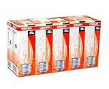 Energieeffizienzklasse E 10 x Osram Glühbirne Kerze 40W E27 klar Glühlampe Glühbirnen Glühlampen 40 Watt Kerzen