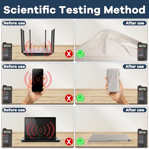 Amzkonig 0502 Faraday Fabric 43 Inch X 118", Military Grade Blocking Cloth Shielding, Conductive Material Cover For Wifi, Cell, Bluetooth, Rfid thumb #4
