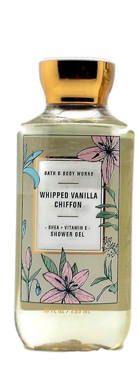 Bath & Body Works and Whipped Vanilla Chiffon Shea Vitamin E (10 fl oz / 295 mL) Shower Gel