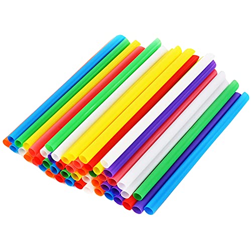 Pitillos Jumbo Plásticos Multicolor 100 Piezas miniatura 5