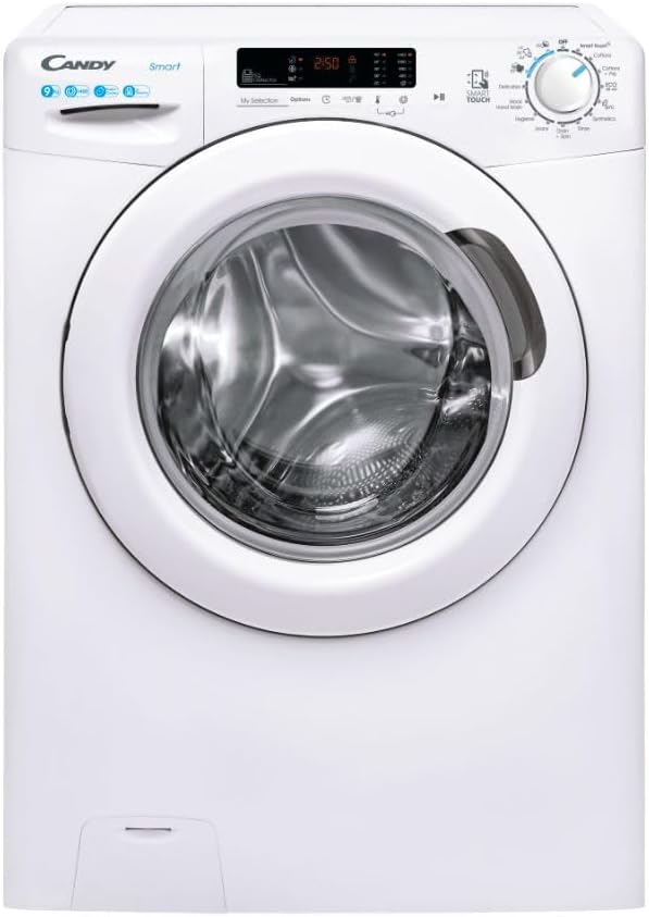White Candy CS1492DW4 freestanding 9kg washing machine with NFC connectivity