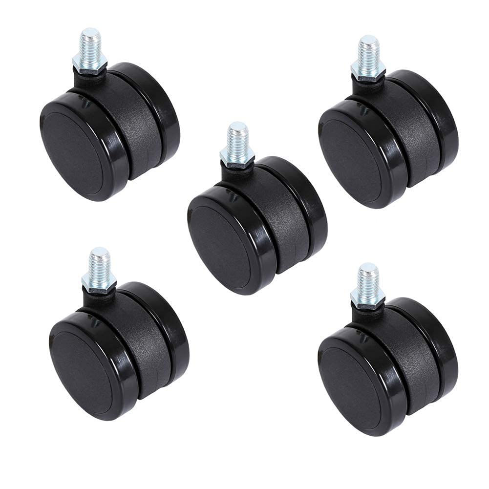 Roulettes de rechange pour meubles haute résistance, boulon fileté double M10