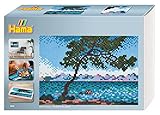 Caja supergrande: descubre en esta caja aproximadamente 10.000 cuentas de tamaño medio, 6 placas cuadradas grandes, una hoja de modelos en color, instrucciones y papel para planchar.