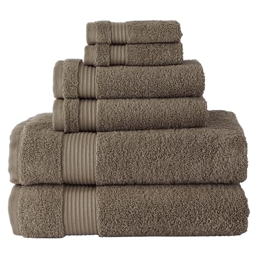 Juego de toallas turcas de alta absorción y suavidad Serenity 2