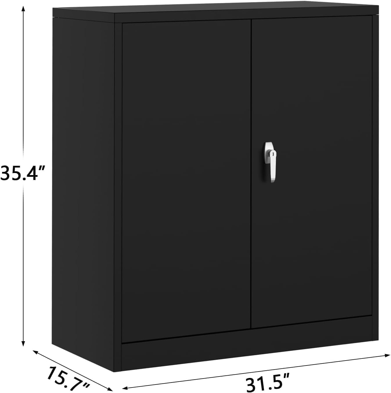 GAOMON Metal Storage Cabinet Dimensions