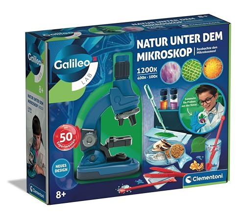 Microscope pour enfants Clementoni Galileo Lab pour comprendre la nature facilement