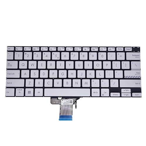 �m�[�g�p�\�R���p�[�c UK UI ���e���L�[�{�[�h�o�b�N���C�g Vivobook�p Pro 14X OELD X3400 M3400 X7400 M7400 N7400 �p�� �X�y�C���� �m�[�g�p�\�R�� �L�[�{�[�h(�V���o�[�o�b�N���C�gUI)�p