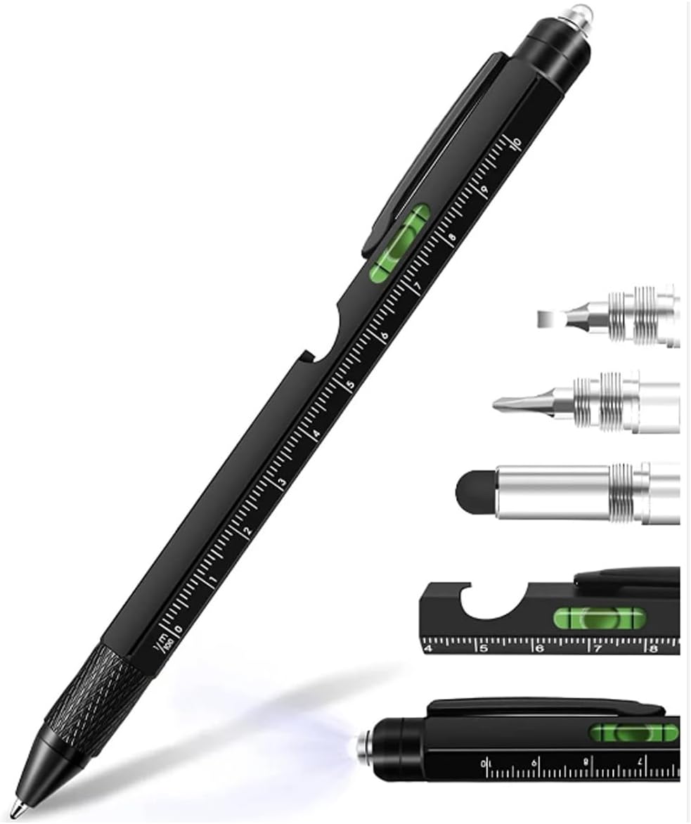 9 in 1 Multitool Pen,Multi tool pen set gift tool pen for Mens Valentines Gifts for Dad, Birthday Gifts for Men ,Dad Gifts from Daughter