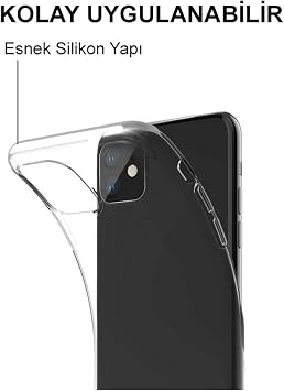 KZY CONTACT Cover 1mm Transparent Silicone Case compatible with Apple iPhone X
