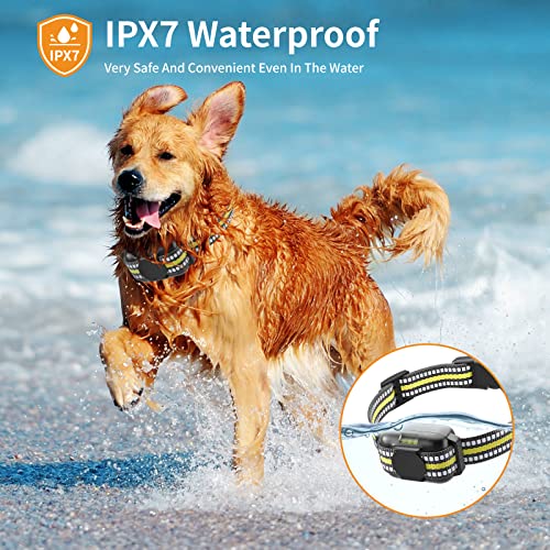 Dog Shock Collar, Electric Dog Training Collar With Remote 2000Ft, Ipx7 Waterproof Bark Vibrating Dog Collar With 3 Training Modes, Rechargeable E-Collar For All Breeds, Sizes #TOP5