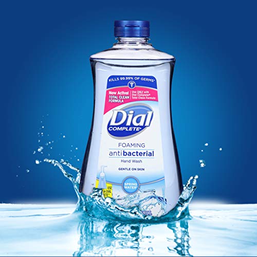 Dial Complete Antibacterial Foaming Hand Soap Refill, Spring Water, 32 Fl Oz #TOP6