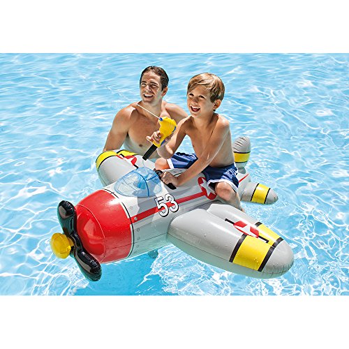 Intex Water Gun Plane Ride-On, 52" X 51", For Ages 3+, 1 Pack (Colors May Vary) #TOP3