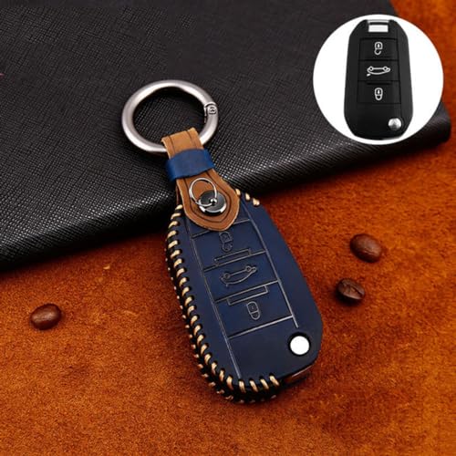 Coque de clé en cuir pour Peugeot 208 3008 5008 protection élégante et finitions premium