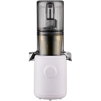 Hurom Slow Juicer H310 Juicer Vegetable and Fruit Easy to Clean & Quiet Motor Electric Juicer with Strainer Filter 100 Watt BPA Free Slim Design 220 ml Lavender