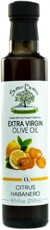 Sutter Buttes Citrus Habanero California Extra Virgin Olive Oil, 250ml (8.5oz)