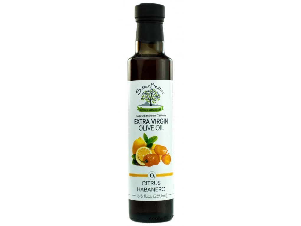 Sutter Buttes Citrus Habanero California Extra Virgin Olive Oil, 250ml (8.5oz)