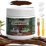 Xiufudaw Tree Wound Sealer & Dressing, 500g Pruning & Grafting Healing Paste for Trees, Shrubs, Bonsai & Roses – Fast-Acting Protective Seal, Plant-Friendly, Light Brown