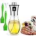 ZEACCT Spray Huile, Vaporisateur Huile pour Friteuse a Air 200ML Spray de Cuisson Bouteille Pulvérisateur Huile avec Brosse et Entonnoir pour Cuisson, Salade, Pain,Grill, friteuse, steak
