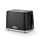 eldom TO280C tosti Toaster | 7 Röststufen | Defrost-Funktion | mit integrierten Brötchenaufsatz | Krümelschublade | 930W | Schwarz