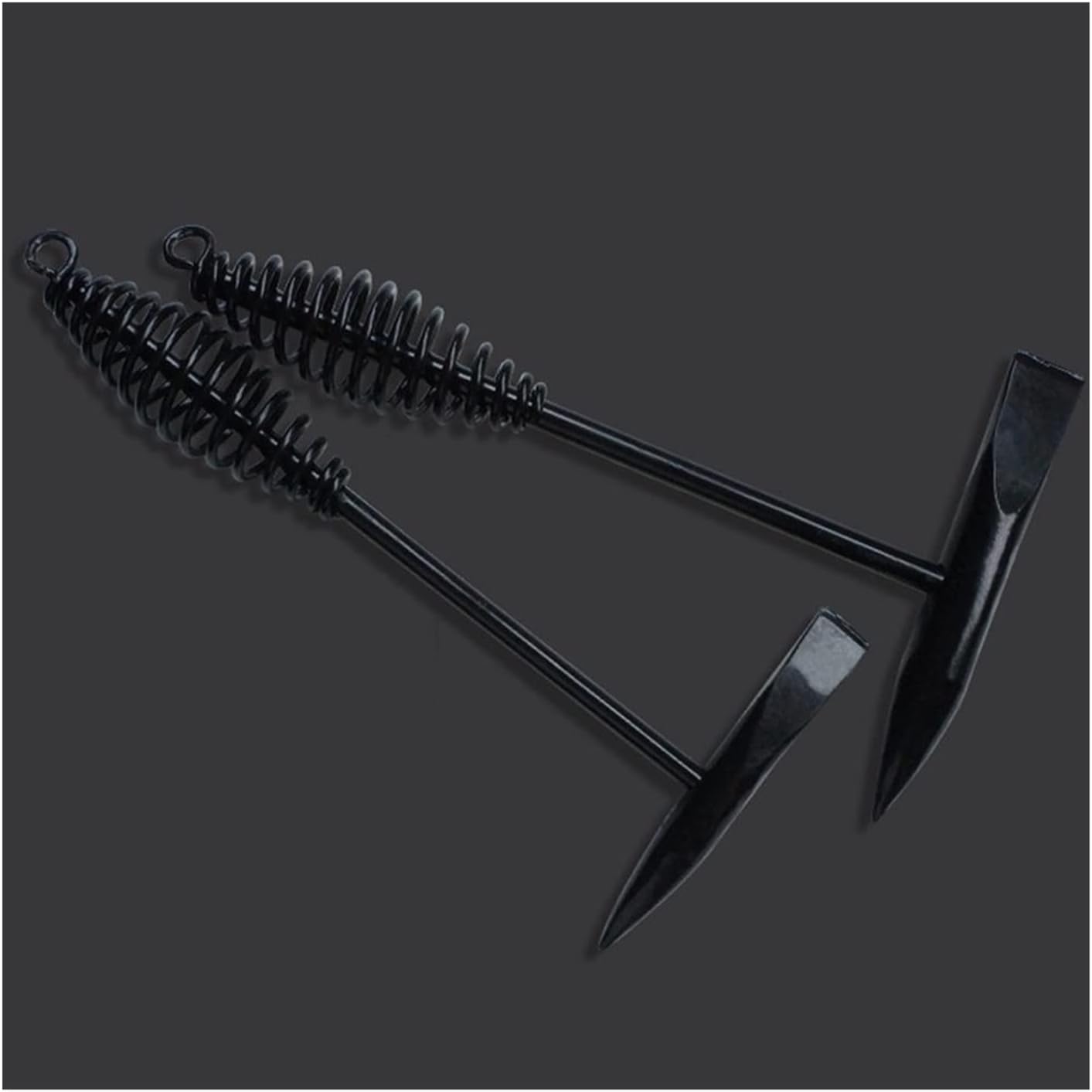 Welding Slag Hammer-1pcs High Carbon Steel Derusting Welding Slag Hammer Spring Handle Welder Hammer Electrician Pipe Machinery Repair Tools (Color : Black, Weight : 300g)