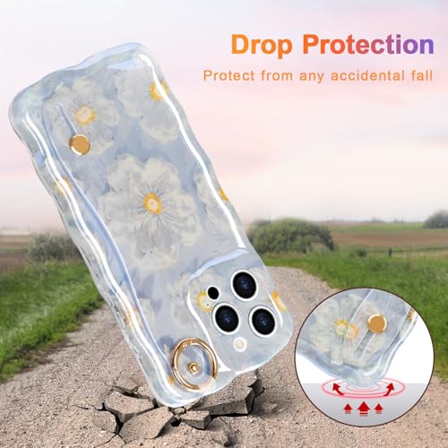 Coque iPhone 15 Pro Max antichoc à béquille et cordon intégré bleu