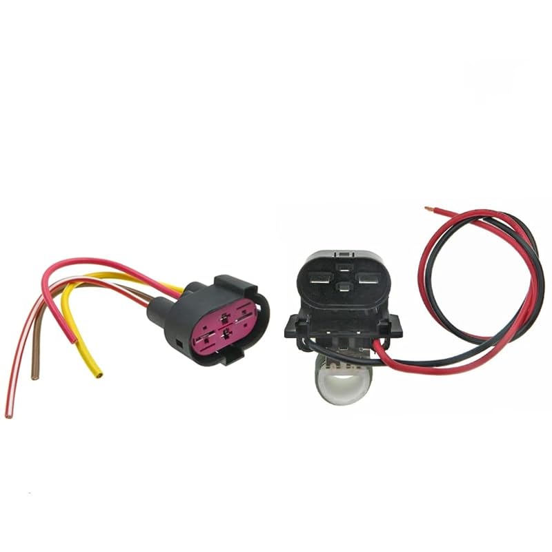 Resistência do motor do ventilador do radiador HWATPS 12 V com plugues – Chevrolet Cruze 2011 a 2016