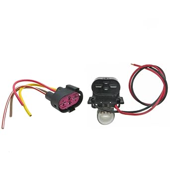 13427161 Radiator Fan Blower Motor Resistance + Plugs Connect for Chevrolet Cruze 1.4L 1.6L 2.0L 2011-2016 Replace 13427160