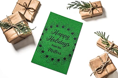 Green Diamond Print Glitter Inkjet Premium Cardstock - 8.5 X 11 Inch - 104Lb / 280Gsm Cover - 15 Sheets From Cardstock Warehouse #TOP5