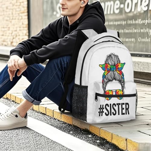 Mochila escolar para portátil 15.6 viaje estudiantes adolescentes 7