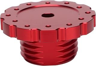 PenRux Aluminum Steering Wheel Adapter for Sim Racing Gaming, Compatible with T300 T500 TS-PC TS-XW, Real Racing Game Experience (Red)