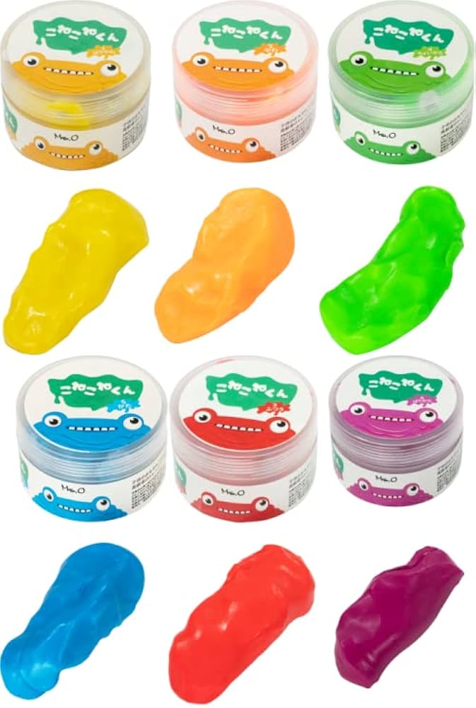 ねんねこ Amazon.co.jp: Ms.0 「公式」 こねこねくん 硬さが違う6色セット