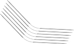 uxcell 6Pcs 2.5mm Double-Pointed Flexible Knitting Needles 9 Inch(23mm) Stainless Steel Needle for Handmade Projects DIY Knitting