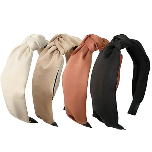 Miniatura 7 de Paquete de 3 diademas de paja de ratán de moda, banda ancha para la cabeza, diadema bohemia de verano, bandas para el cabello tejidas para mujer y