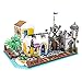 TIWI Średniowieczny motyw pirata MOC, zestaw do budowania, 3897 części MOC-108172 duże średniowieczne miasto pirackie, model kompatybilny z Lego 21322 Ideas