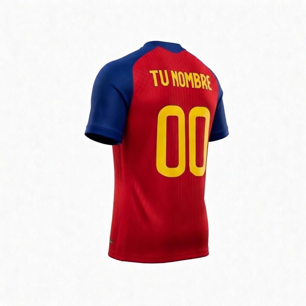 RFEF Camiseta SELECCIÓN ESPAÑOLA Mundial 2026 – Réplica Oficial | Equipación de Fútbol España para Adulto