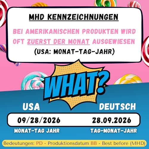 JUMBO USA Original BOX | 21 US Süßigkeiten & Snacks | American Candy Mix Geschenkbox | Ideal als Geschenk für Geburtstag | Süße Osterüberraschung | Candy & Bar®