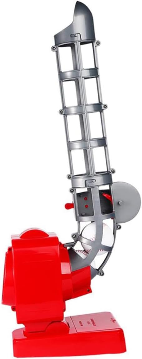 Automatic Baseball Launcher for Self-Motion Pitching Machine with Speeds Plastic Baseball Training Equipment for Outdoor Activities and Batting Practice